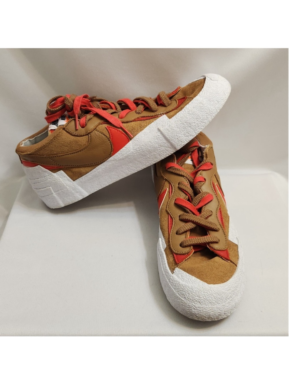 Nike x Sacai Blazer Low British Tan Double Swoosh sneakers (size 12)